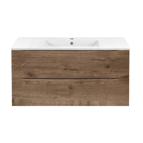 Тумба  подвесная Vincea Mia VMC-2MC100VO 100 см  2 ящика цвет V.Oak 