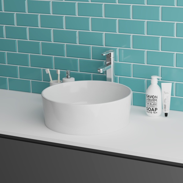 Раковина  круглая Grossman Style GR-3013 фаянс цвет белый