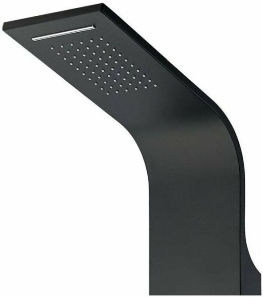 Душевая система со смесителем Aquanet Galaxy AP40-04 монтаж настенная без термостата черный