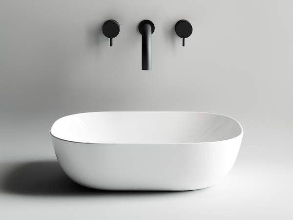 Раковина накладная прямоугольная Ceramica Nova Element CN6009 фарфор цвет белый