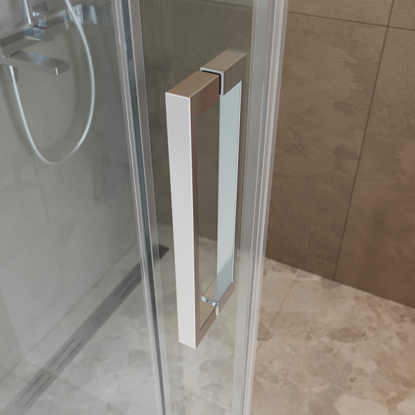 Душевая дверь BelBagno Soft Close-1 SOFT_CLOSE-1-BF-1-130-C-Cr 130 см стекла прозрачные, профиль хром