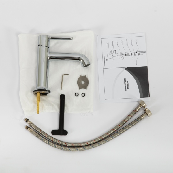 Смеситель для раковины Cezares Eco ECO-LS-BORO-W0 брашированное золото