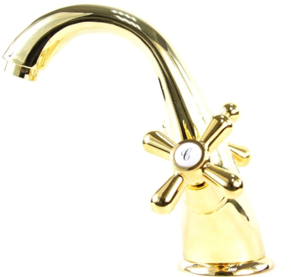 Смеситель для раковины Webert Armony AM700102010 золото