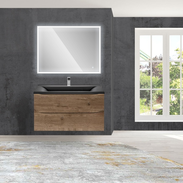 Тумба  подвесная Vincea Mia VMC-2MA900VO 90 см  2 ящика цвет V.Oak 