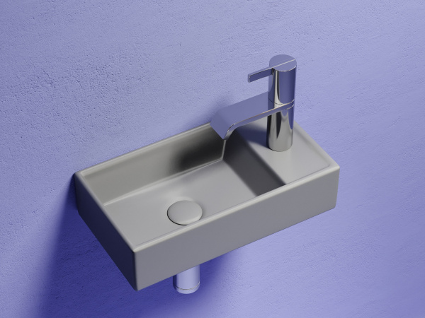 Раковина подвесная прямоугольная Ceramica Nova Element CN6051LMH фарфор цвет серый матовый