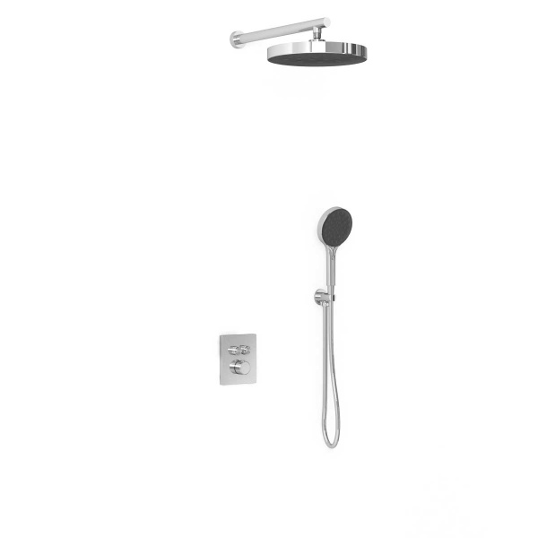 Душевая система со смесителем Vincea Inspire VSFW-3I21MT2CH монтаж встраиваемая в стену с термостатом хром