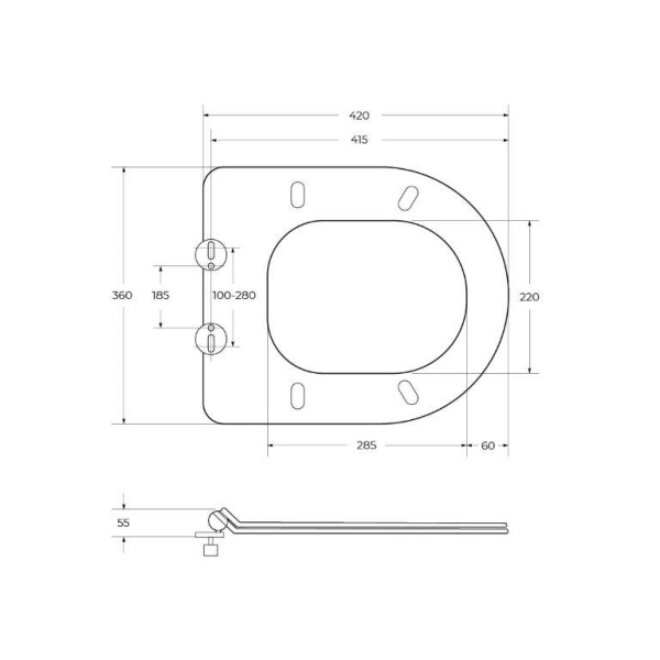 Крышка-сиденье BelBagno  BB2111SC цвет белый