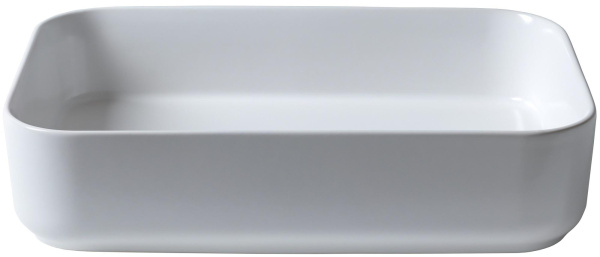 Раковина накладная прямоугольная Allen Brau Fantasy 4.11021.20 керамика цвет белый