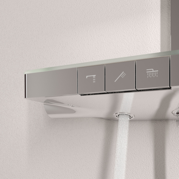 Душевая система со смесителем Sancos Vos SC6100CH монтаж настенная с термостатом хром