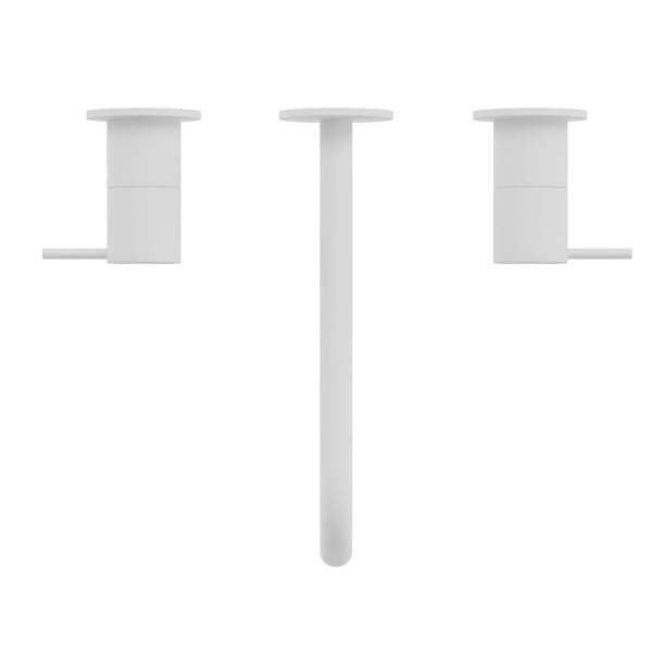 Смеситель для раковины Cezares Leaf LEAF-BLI3L-20-L-BIO белый матовый