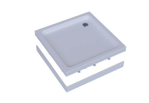 Душевой поддон низкий Акватек  DPA-0000005 квадратный акрил 90x90 белый