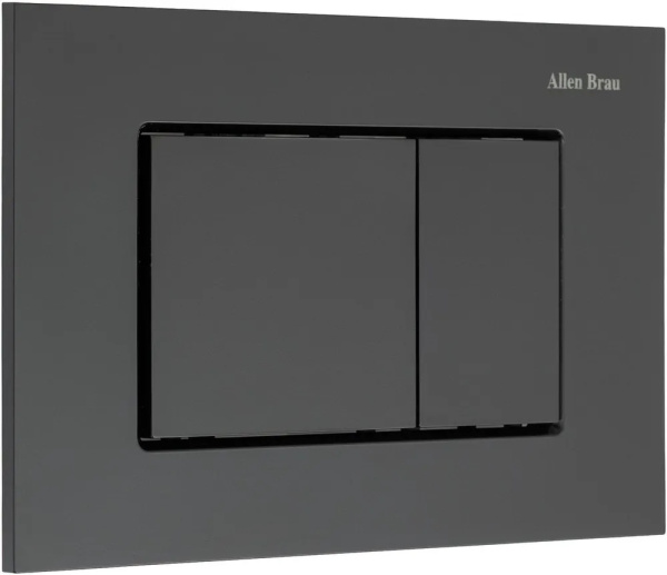 Кнопка смыва механическая Allen Brau Evo S 9.2EV01.31 цвет черный матовый