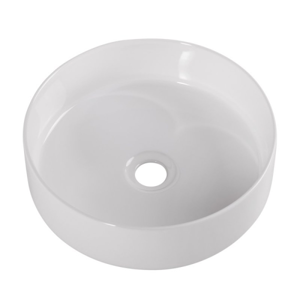 Раковина накладная круглая BelBagno  BB1357 фаянс цвет белый