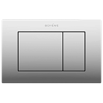Кнопка смыва механическая Boheme  650/2-CR нержавеющая сталь хром