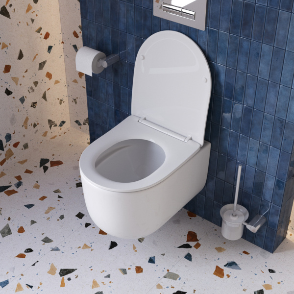 Унитаз подвесной BelBagno Soft-Tor BB084CH-TOR/SC Tornado фаянс белый