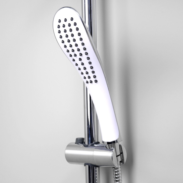 Душевая система без смесителя Wasserkraft  A045 монтаж настенная без термостата белый/хром