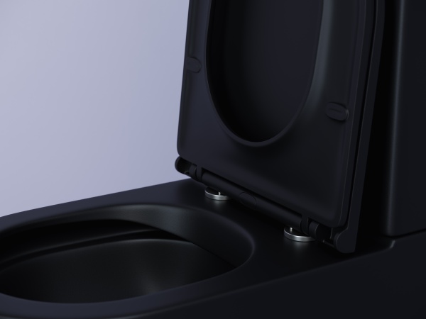Унитаз напольный Ceramica Nova Metropol CN4001MB Rimless фарфор черный матовый