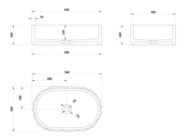 Раковина  овальная Abber STEIN AS2655 искусственный камень цвет белый матовый
