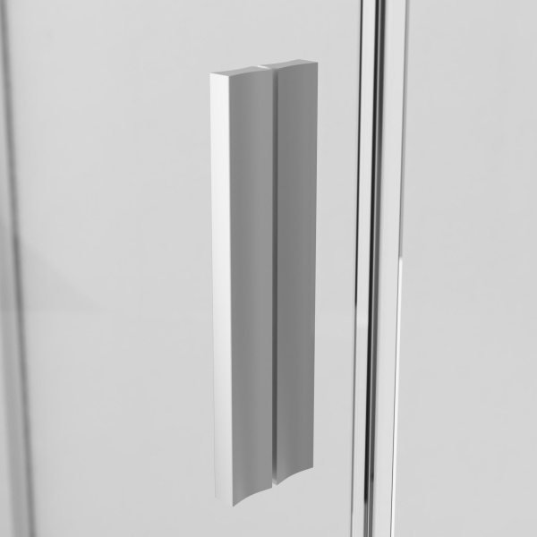 Душевой угол Am.Pm Gem W90G-405-090MT пятиугольная  стекла прозрачные, профиль хром