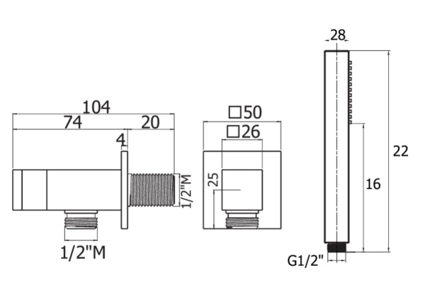 Душевая система без смесителя Plumberia Selection Shower HST3108CR монтаж встраиваемый в стену без термостата хром