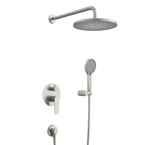 Душевая система со смесителем Cezares Stylus STYLUS-DSET-IN монтаж встраиваемая в стену без термостата сатин