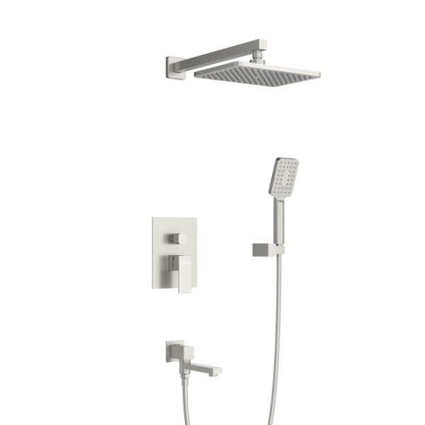 Душевая система со смесителем Cezares Slider SLIDER-VDSET-IN монтаж встраиваемая в стену без термостата сатин