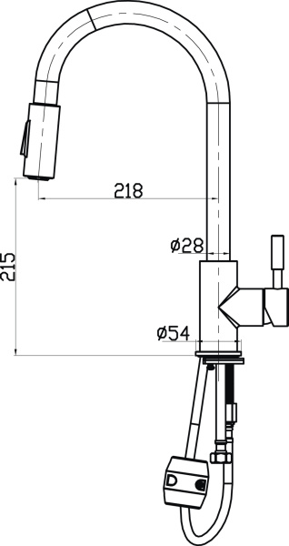 Смеситель для кухни BelBagno  BB-LAM31A-IN  