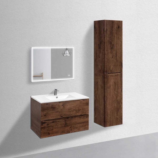 Тумба  подвесная Vincea Mia VMC-2MC900RW 90 см  2 ящика цвет R.Wood 