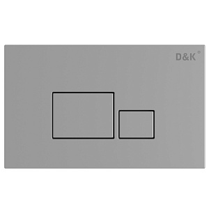 Кнопка смыва механическая D&amp;K Quadro DB1519001 цвет хром