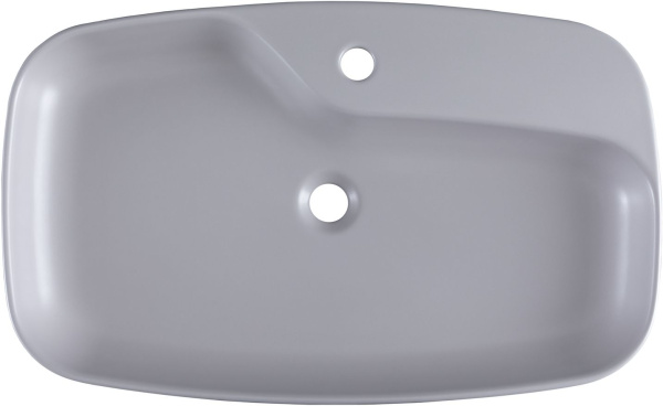 Раковина накладная прямоугольная Allen Brau Liberty 4.32011.AN керамика цвет серый