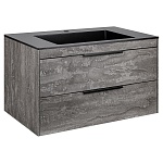 Тумба  подвесная Vincea Chiara 2D VMC-2C2800GS 80 см  2 ящика цвет G.Stone 