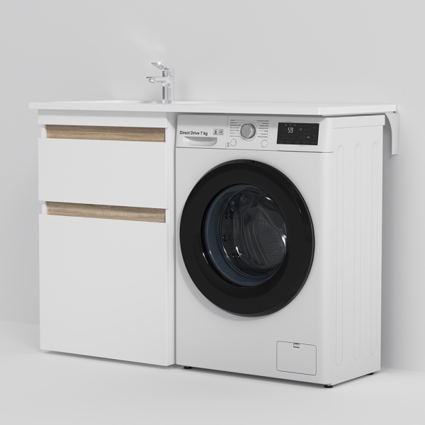 Раковина  прямоугольная Am.Pm X-Joy M85AWPL1201WG литьевой мрамор цвет белый глянцевый