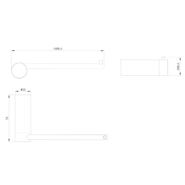 Держатель для туалетной бумаги Raiber Graceful RPG-80003 