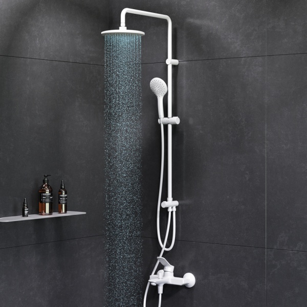 Душевая система со смесителем Am.Pm X-Joy F43885A14 монтаж настенная без термостата белый