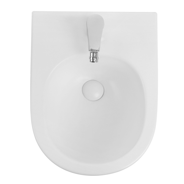 Биде подвесной Abber Bequem AC1151MW керамика, цвет белый матовый