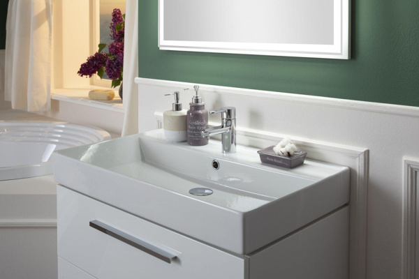 Раковина мебельная прямоугольная Aquanet Латина 00242338 керамика цвет белый