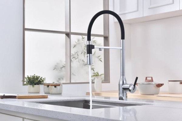 Смеситель для кухни Paulmark MAGNETO ONE Ma213188-CR с подключением к фильтру хром