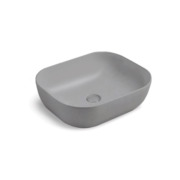 Раковина накладная прямоугольная Vincea  VBS-101MG фарфор цвет серый матовый