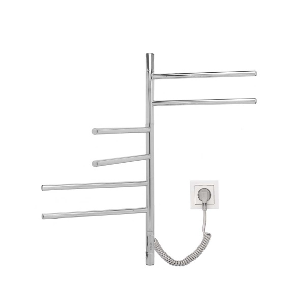 Полотенцесушитель электрический Vincea  П6  40x80 VTD-1S2CE хром
