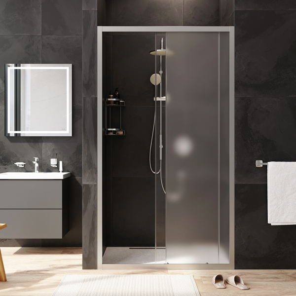 Душевая дверь Am.Pm Gem W90G-110-1-195MM 110 см стекла матовые прозрачные, профиль хром