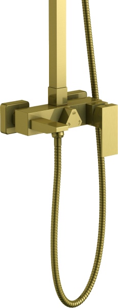 Душевая система со смесителем Timo Selene SX-1030/17 монтаж настенная без термостата матовое золото