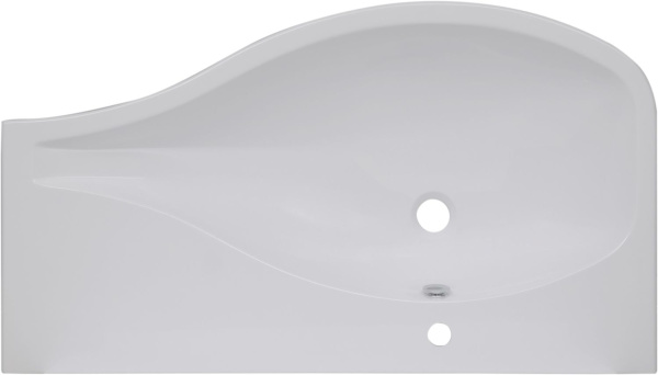 Раковина мебельная прямоугольная Aquanet Сопрано НФ-00007873 литьевой мрамор цвет белый