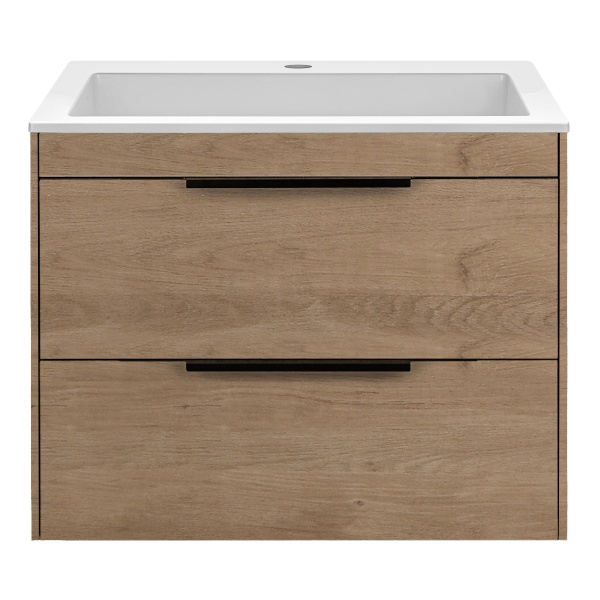 Тумба  подвесная Vincea Chiara 2D VMC-2C2600NO 60 см  2 ящика цвет N.Oak 