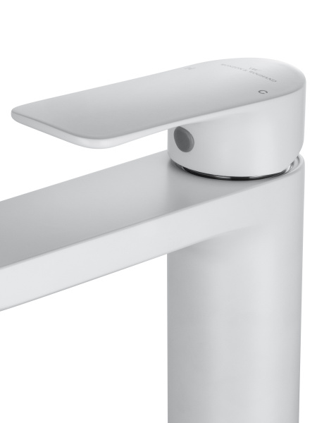 Смеситель для раковины Wonzon &amp; Woghand Line WW-A40732-MW белый матовый