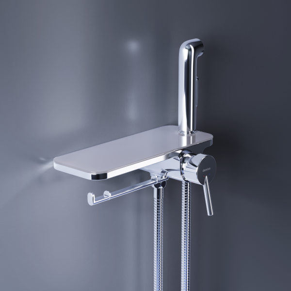 Гигиенический душ Damixa Jupiter 773500001 встраиваемый в стену хром