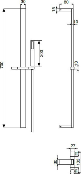 Душевая система  Cezares  CZR-L-SD-02 монтаж   