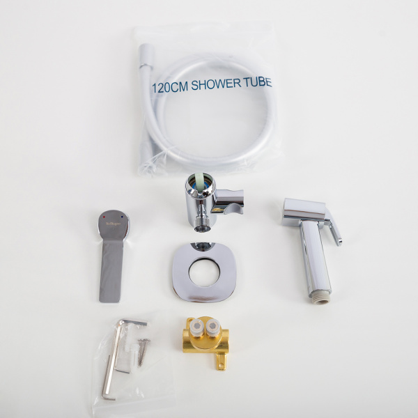 Гигиенический душ BelBagno Albano ALBANO-HGN-CRM встраиваемый в стену хром