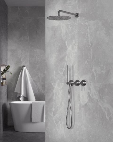 Душевая система со смесителем Timo Saona SX-2349/00SM монтаж встраиваемая в стену без термостата хром