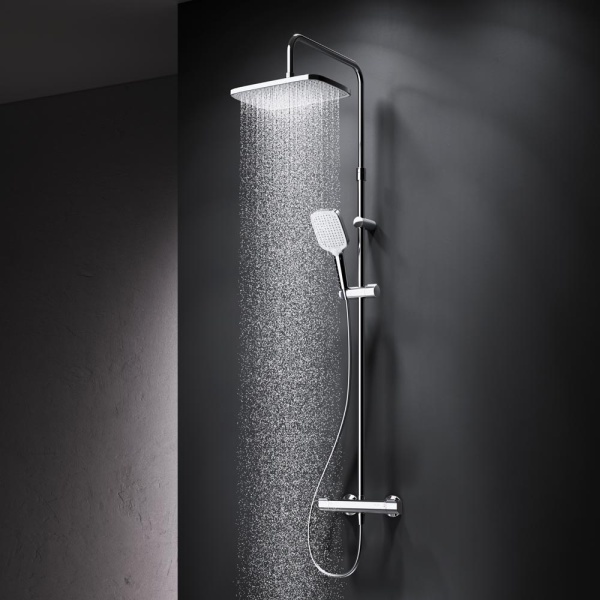 Душевая система со смесителем Am.Pm Func F078F400 монтаж настенная с термостатом хром