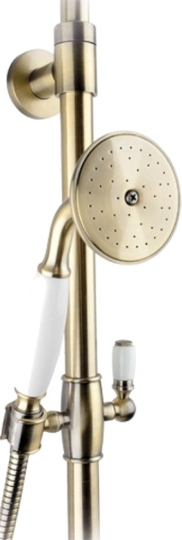Душевая система со смесителем Timo Nelson SX-1090antique монтаж настенная без термостата бронза